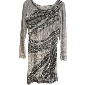 Kimchi Blue Silver Dress EUC